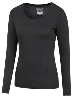 Mountain Warehouse Keep The Heat Quick Drying Thermal Top Black Sale