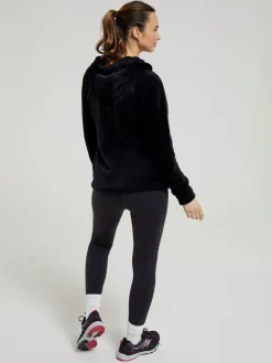 Mountain Warehouse Black Womens Snaggle Hooded Fleece Discount