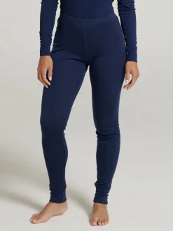 Mountain Warehouse Womens Talus Thermal Top & Joggers Set Blue Hot