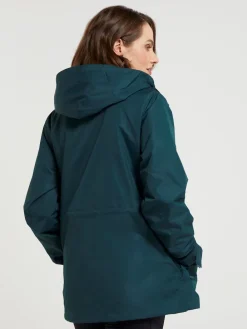 Mountain Warehouse Womens Fell 3-in-1 Water Resistant Jacket Green Best
