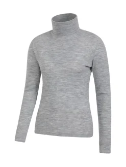 Mountain Warehouse Grey Womens Merino Thermal Top Best