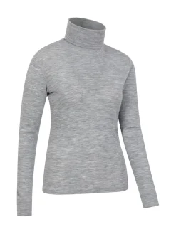 Mountain Warehouse Grey Womens Merino Thermal Top Best