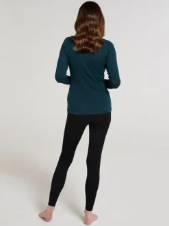 Mountain Warehouse Womens Merino II Thermal Top Light Blue Discount