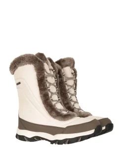 Mountain Warehouse Natural Womens Exodus Water Resistant Snow Softshell Boots Discount