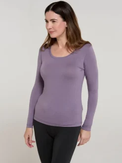 Mountain Warehouse Keep The Heat Quick Drying Thermal Top Purple