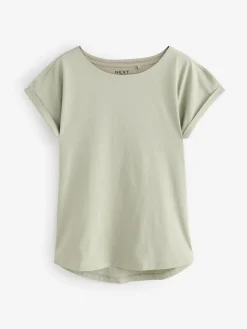 Next Multi Cap Sleeve 100% Cotton T-Shirts 7 Pack Best