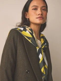 Next Multi Leopard Square Scarf New