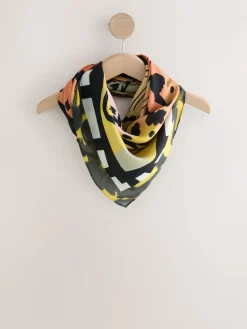 Next Multi Leopard Square Scarf New