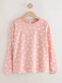 Next Multi Spot Long Sleeve Pyjamas 3 Pack Hot