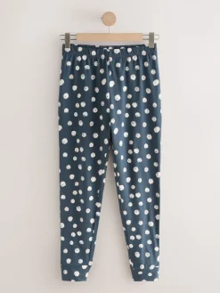 Next Multi Spot Long Sleeve Pyjamas 3 Pack Hot
