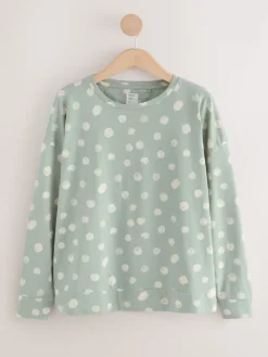 Next Multi Spot Long Sleeve Pyjamas 3 Pack Hot