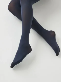 Next Navy 100 Denier Opaque Tights Three Pack