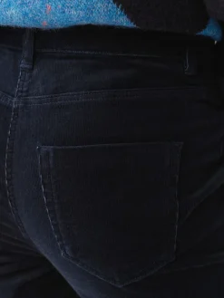 Next Corduroy Skinny Trousers Navy Blue Outlet