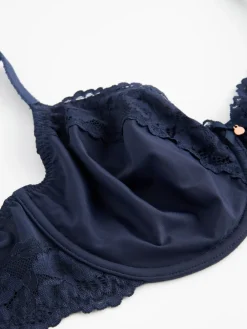 Next Navy Blue DD+ Minimiser Full Cup Bra Online
