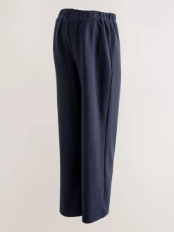Next Navy Blue Maternity Cosy Wide Leg Trousers Best