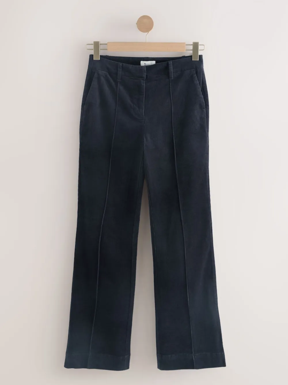 Next N. Premium Cord Bootcut Trousers Navy Blue Sale