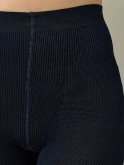 Next Warm Handle Knitted Cable Tights 1 Pack Navy Blue Clearance