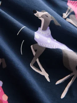 Next Navy Whippet 100% Cotton Short Set Pyjamas Online