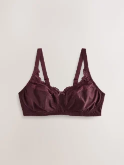 Next Total Support Full Cup Lace Ultimate Comfort Bras 3 Pack Navy/Berry/Pink Online