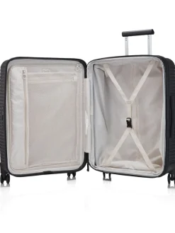 Nere Black BONDI 66CM Medium Suitcase New