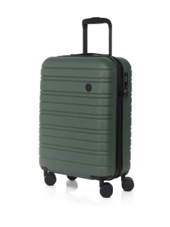 Nere STORI 55CM Cabin Suitcase Green Hot