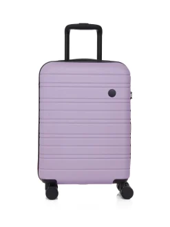 Nere STORI 55CM Cabin Suitcase Purple New