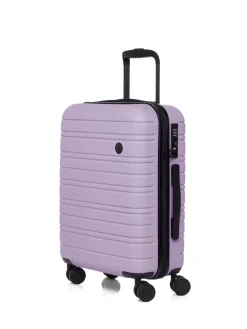Nere STORI 55CM Cabin Suitcase Purple New