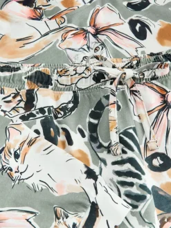 Next Long Sleeve Pyjamas Neutral Cat Best