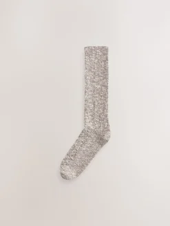 Next Cotton Slub Slouchy Ankle Socks 3 Pack Neutral Hot