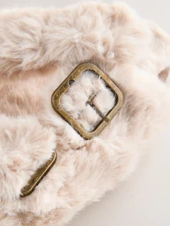 Next Footbed Comfort Slippers Neutral Sale