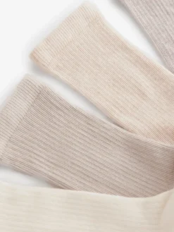 Next Ribbed Ankle Socks 4 Pack Neutral Online