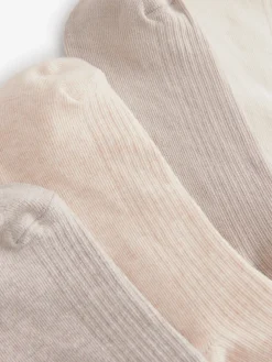 Next Ribbed Ankle Socks 4 Pack Neutral Online