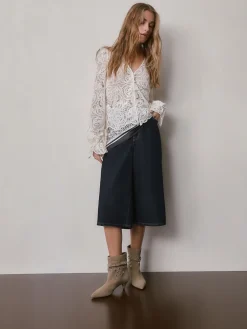 Next Neutral Suede Forever Comfort® Eyelet Embellished Ankle Boots Outlet