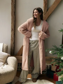 Next Teddy Dressing Gown Neutral New