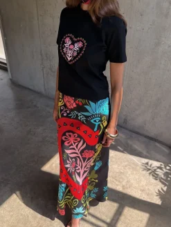 Never Fully Dressed Black Petite Amara Dorris Skirt Discount