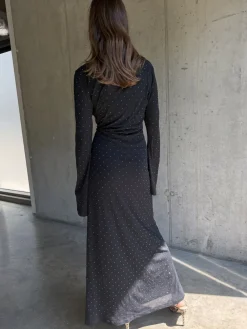 Never Fully Dressed Black Icon Mesh Dress