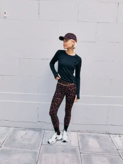 Never Fully Dressed Burgandy Leopard Leggings Discount