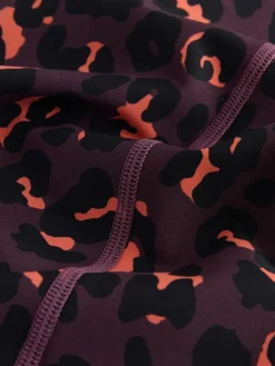 Never Fully Dressed Burgandy Leopard Unitard Clearance