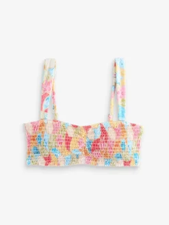 Never Fully Dressed Multi Bright Shired Bikini Top Outlet