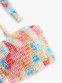 Never Fully Dressed Multi Bright Shired Bikini Top Outlet