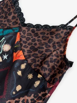 Never Fully Dressed Night Garden Satin Long Line Robe Hot