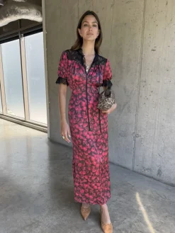 Never Fully Dressed Red Cherry Lyla Dress