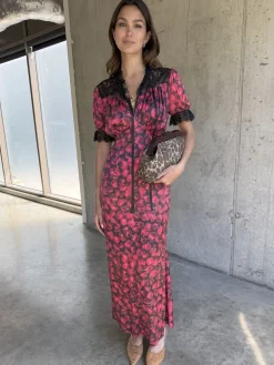 Never Fully Dressed Red Cherry Lyla Dress