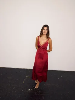 Never Fully Dressed Red Gianna Dress Clearance