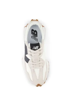 New Balance 327 Trainers Black on White New