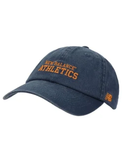 New Balance Blue 6 Panel Athletics 100% Cotton Hat Online