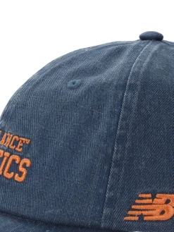 New Balance Blue 6 Panel Athletics 100% Cotton Hat Online