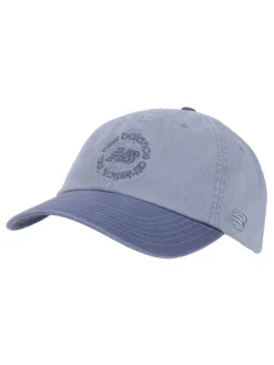 New Balance Blue 6 Panel Circle Graphic 100% Cotton Hat Clearance