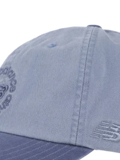 New Balance Blue 6 Panel Circle Graphic 100% Cotton Hat Clearance