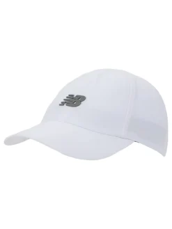 New Balance White 6 Panel Performance Hat V 2.0 Clearance